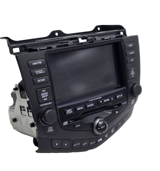 03 04 05 06 07  Honda Accord Navigation Radio 6 CD Player  Dual Climate Control