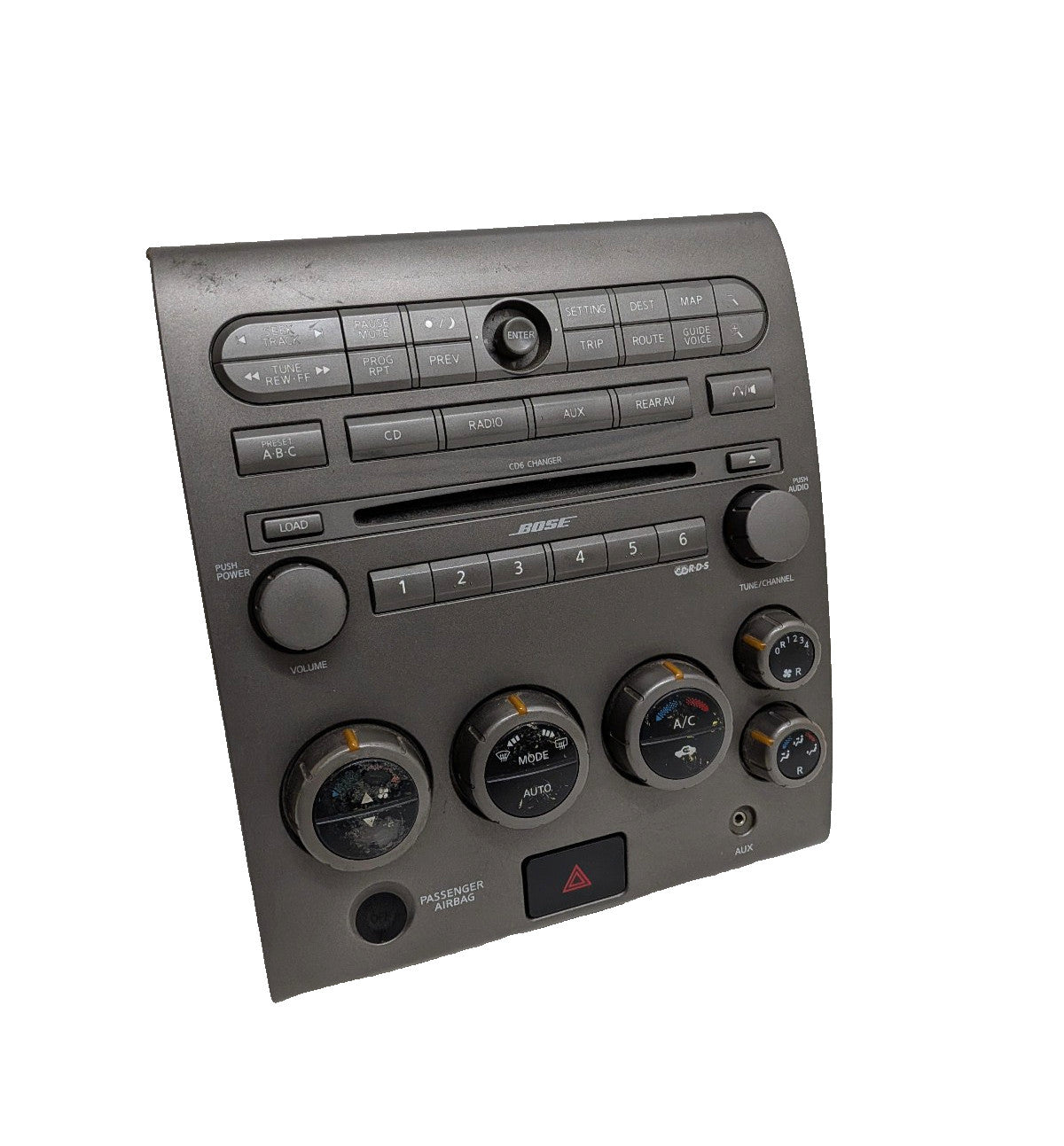 04 05 06 07 Nissan Titan Armada  Navigation  Climate Control Radio Bezel