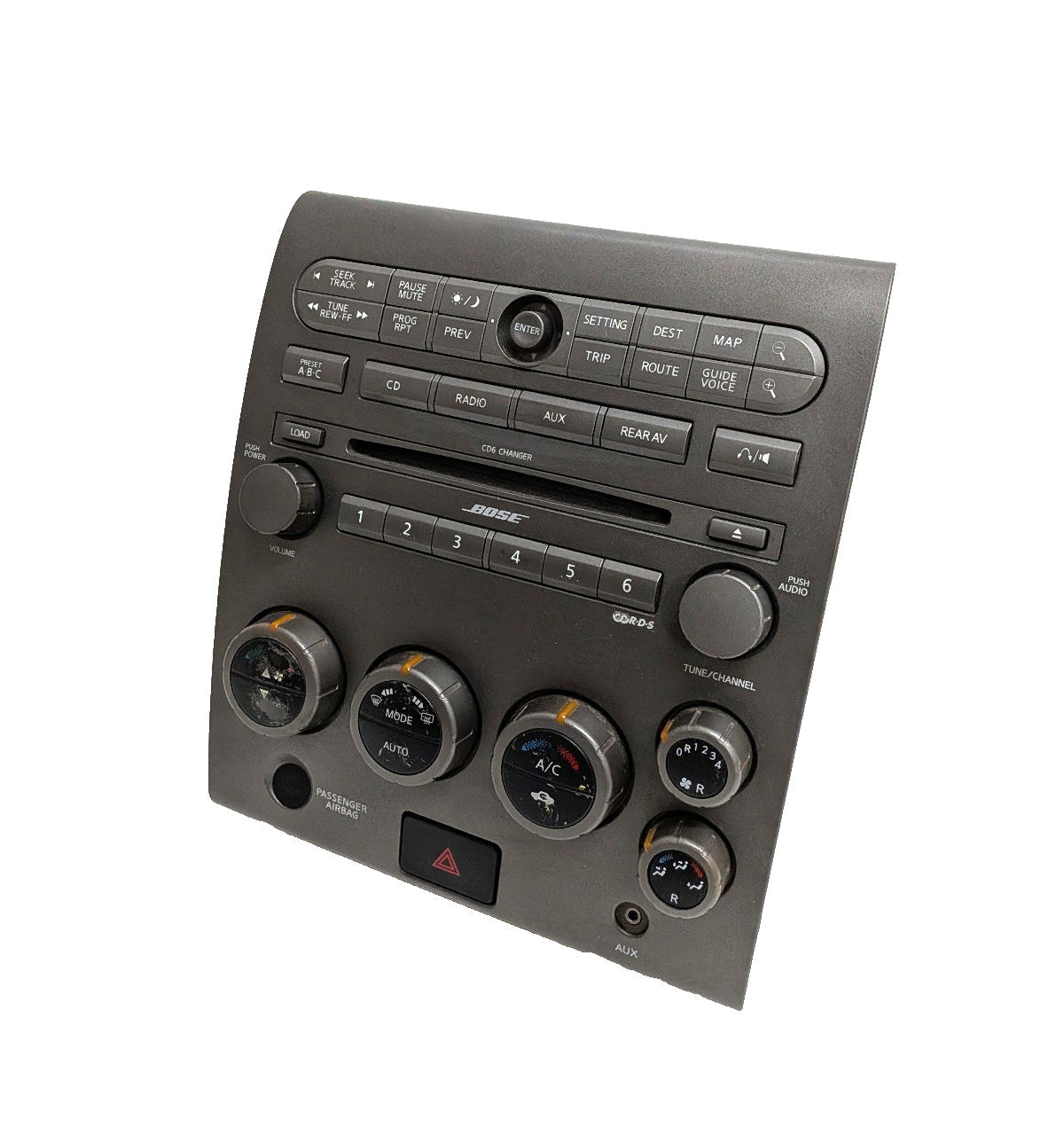04 05 06 07 Nissan Titan Armada  Navigation  Climate Control Radio Bezel