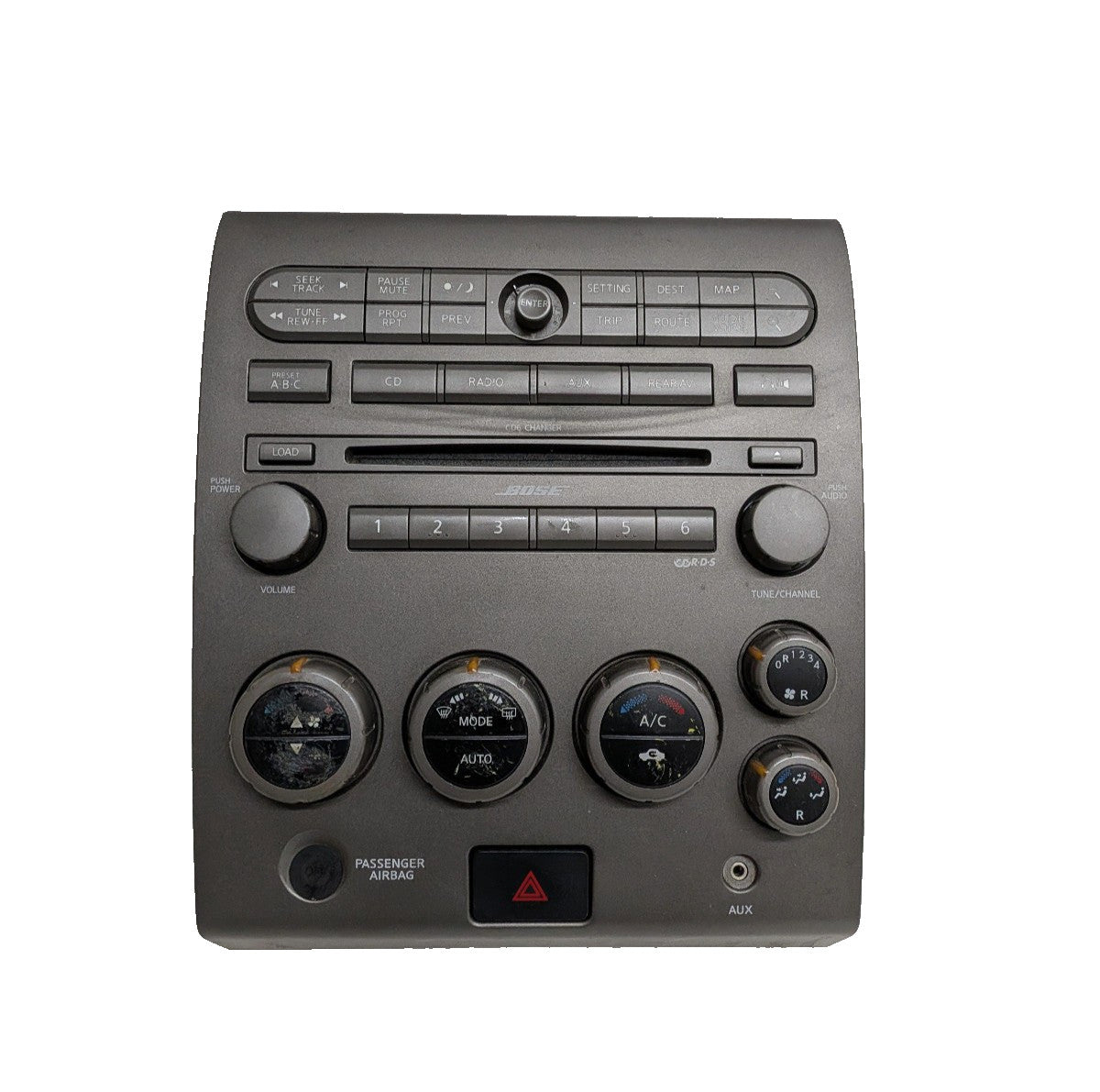 04 05 06 07 Nissan Titan Armada  Navigation  Climate Control Radio Bezel
