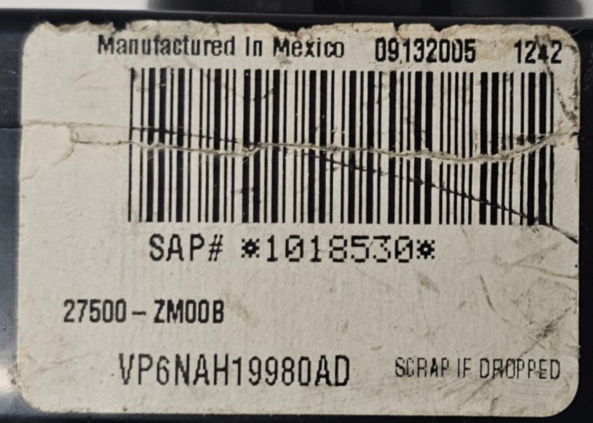 04 05 06 Nissan Quest A/C Heater Temperature Climate Panel Control 27500-ZM00B