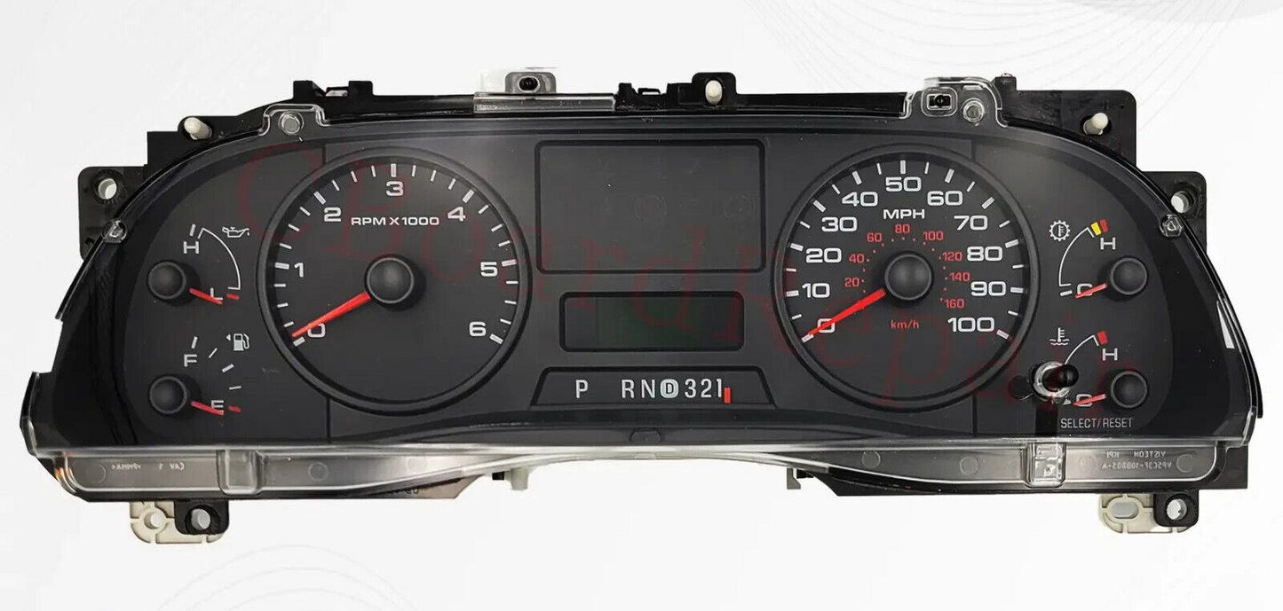 05 06 07 Ford SuperDuty F250 F350 F450 F550 Speedometer Gauge Cluster Gas