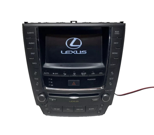 06 07 08 09 Lexus IS250 IS350 Radio CD Player  GPS Navigation Climate Control