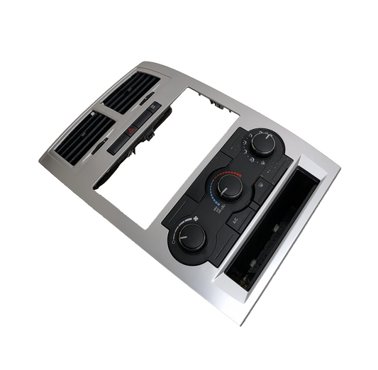 08 09 10 Charger Magnum Radio Dash Bezel Climate Control Vents Silver