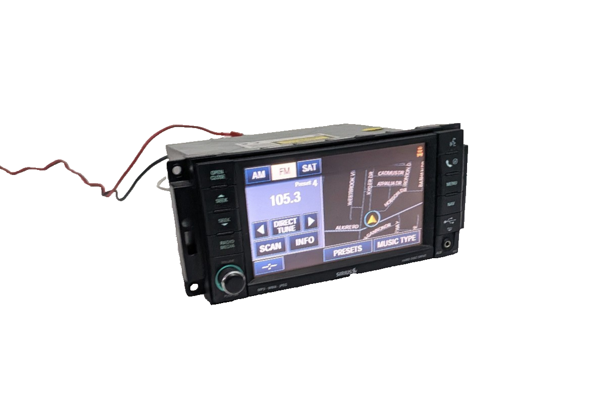 09-13 Chrysler Dodge Jeep MyGig RER Navigation Radio DVD Sirius 730N High Speed