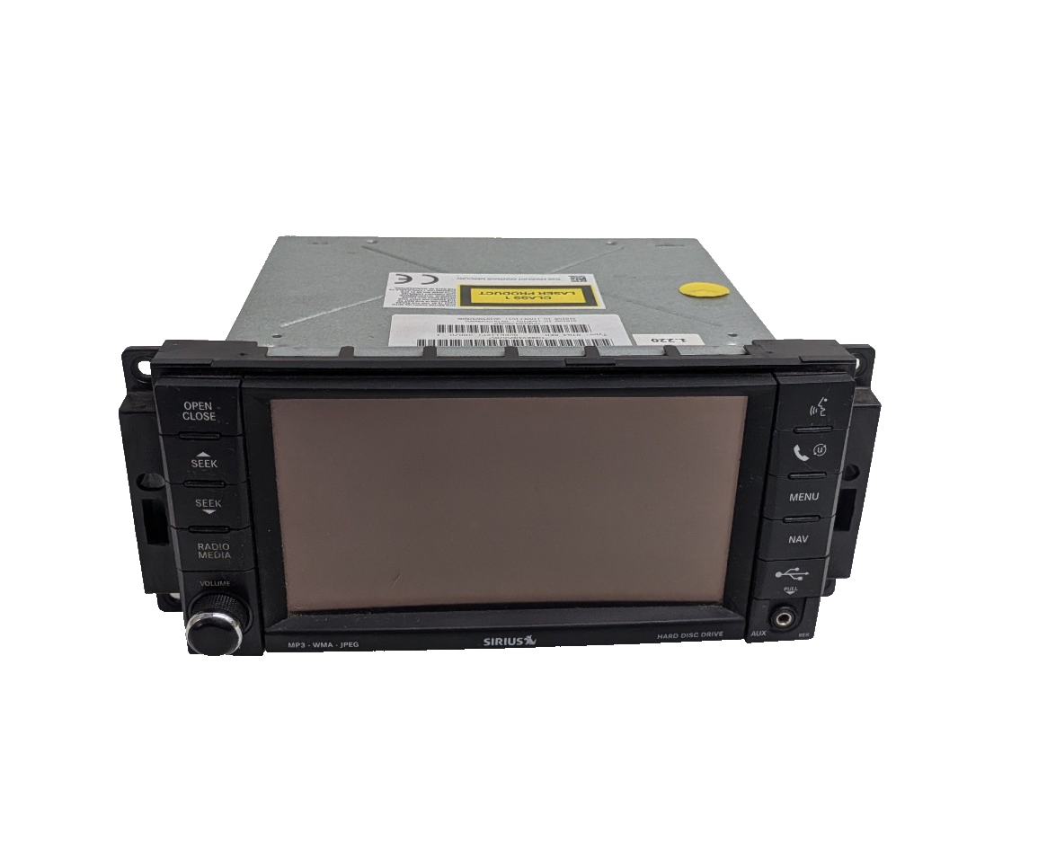 09-13 Chrysler Dodge Jeep MyGig RER Navigation Radio DVD Sirius 730N High Speed