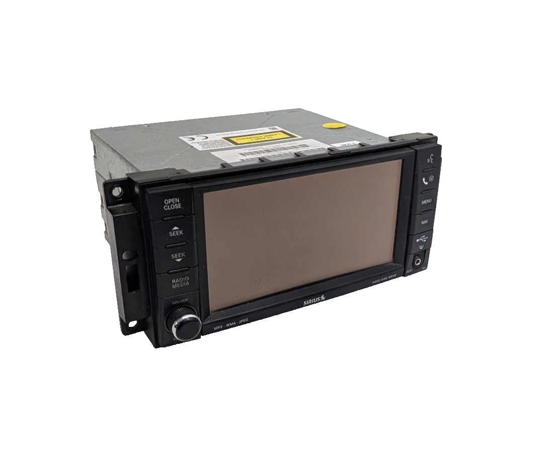 09-13 Chrysler Dodge Jeep MyGig RER Navigation Radio DVD Sirius 730N High Speed
