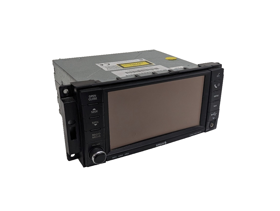 09-13 Chrysler Dodge Jeep MyGig RER Navigation Radio DVD Sirius 730N High Speed