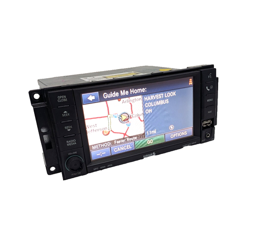 09-13 Chrysler Dodge Jeep MyGig RER Navigation Radio DVD Sirius 730N Low Speed