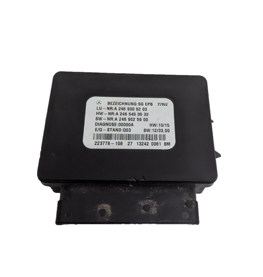 12-20 Mercedes W117 CLA250 SLK350 Hand Parking Brake Control Module Unit OEM