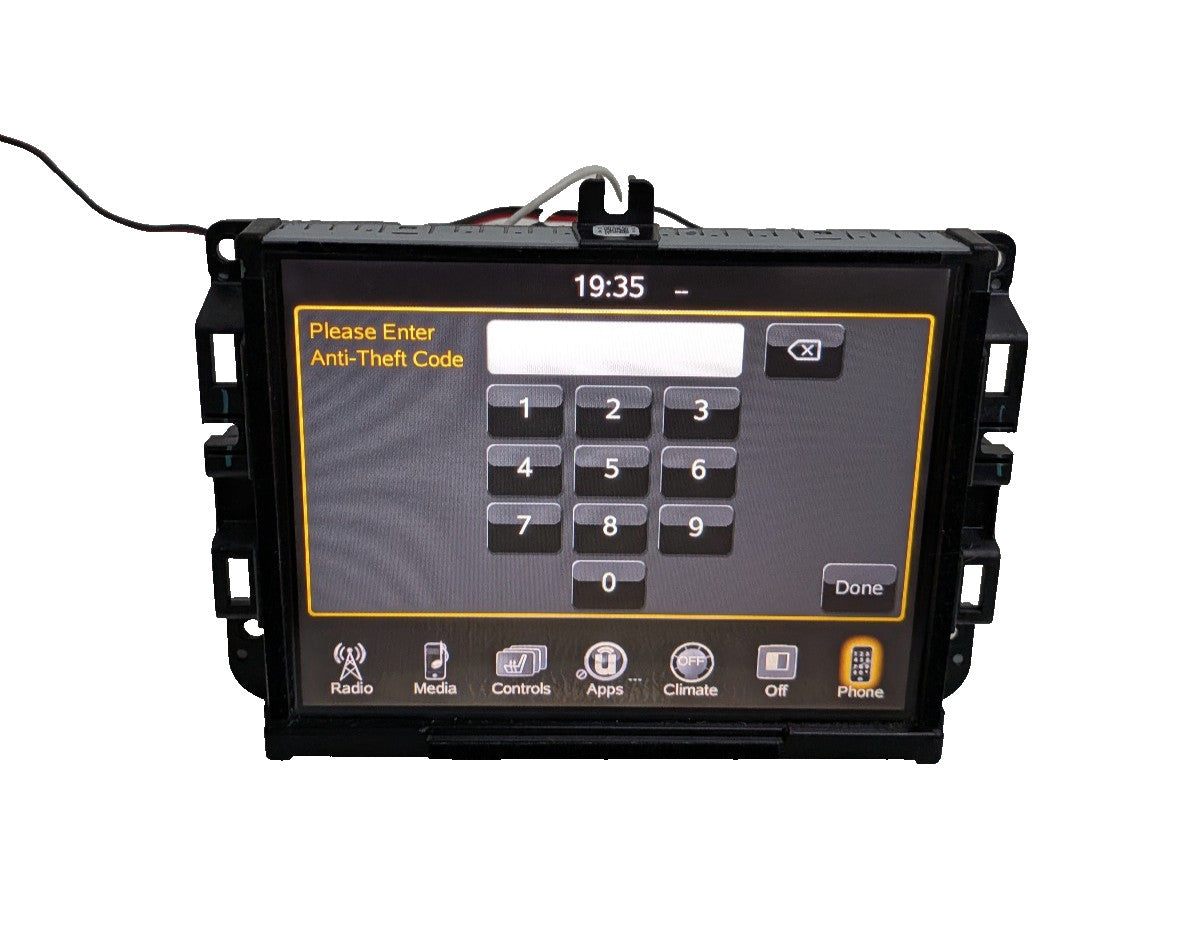 13-18  Dodge Jeep Ram 8.4" Uconnect Radio Display Screen VP3 Sirius XM + Code