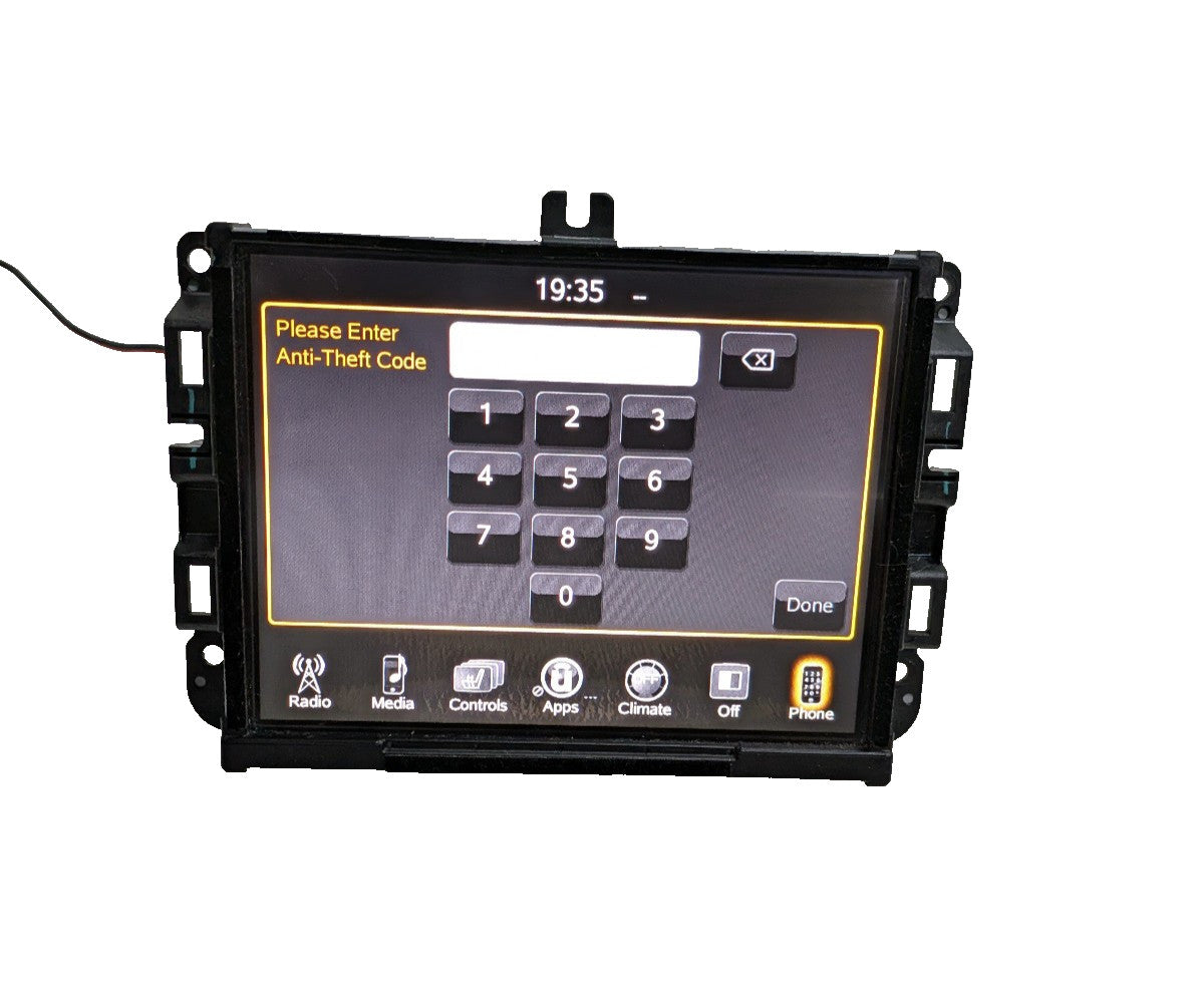 13-18  Dodge Jeep Ram 8.4" Uconnect Radio Display Screen VP3 Sirius XM + Code