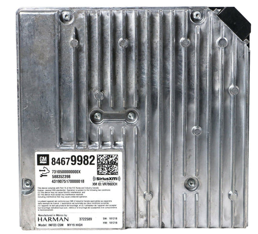 19 20 21 22 23  Gmc Sierra Silverado  Radio Navigation Bluetooth  WI FI Module