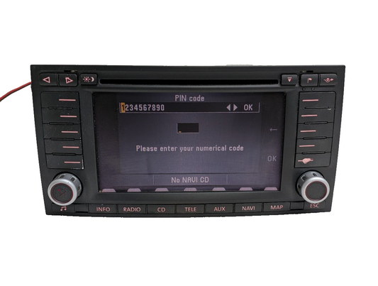 2004-2007 VW Touareg Navigation Radio CD Player GPS Screen RNS2 OEM 7L6035191D