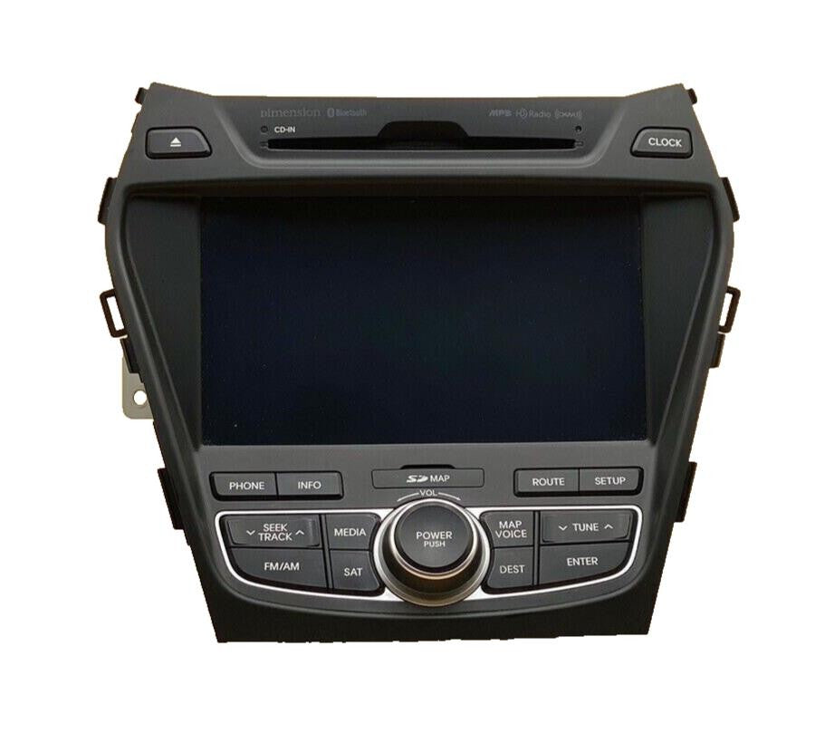 2013 2014 2015 Hyundai Santa Fe Sport Radio GPS Navigation Display Unit OEM