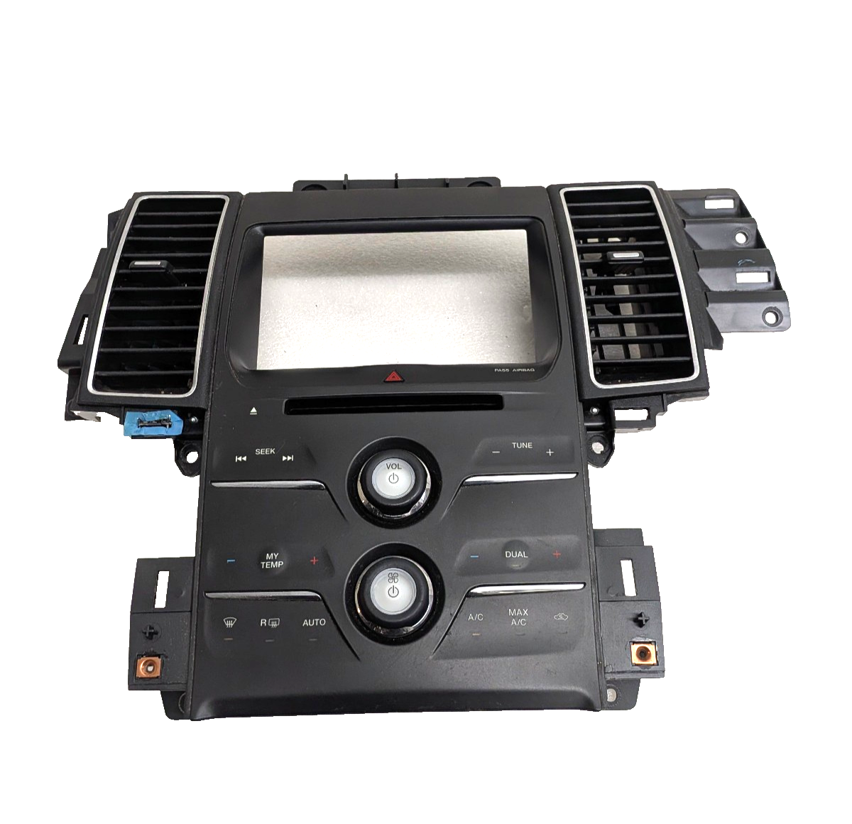 2013-2019 Ford Taurus Radio Climate Control Dash Bezel Panel 8" Screen Non-Sony