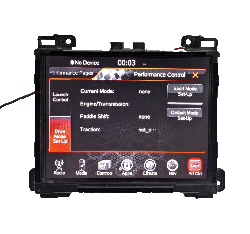 2015-2018 Dodge Charger Challenger 300 Radio 8.4" Screen Nav Performance CTRL