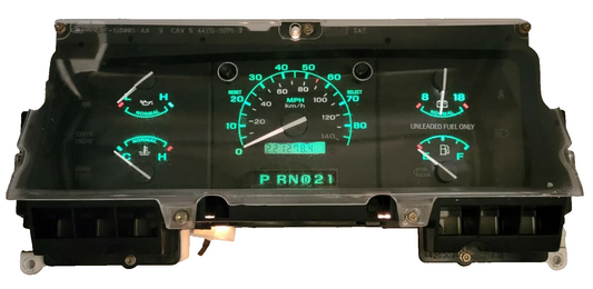 92-97 Ford F150 F250 Bronco GAS Instrument Speedometer Tach Gauge Cluster