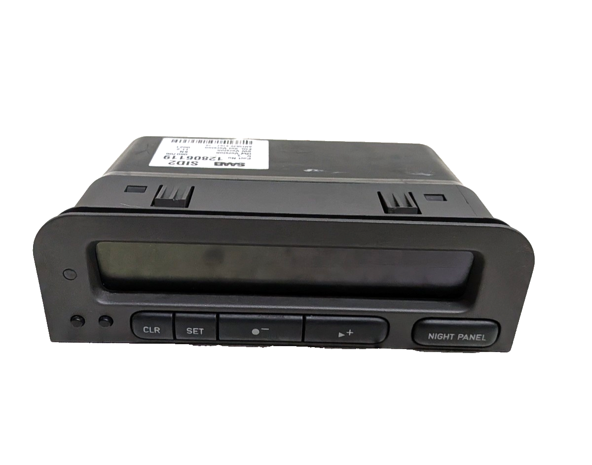 99 00 01 02 Saab 93 9-3 Radio  Information Display Clock Saab Info Display SID