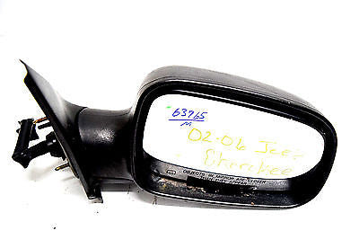 99 00 01 02 03 04 JEEP GRAND CHEROKEE RIGHT PASSENGER BLACK MIRROR HEATED