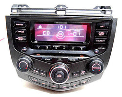 03 04 05 06 07 HONDA ACCORD RADIO 6 DISC CD PLAYER DUAL CLIMATE WITH CODE