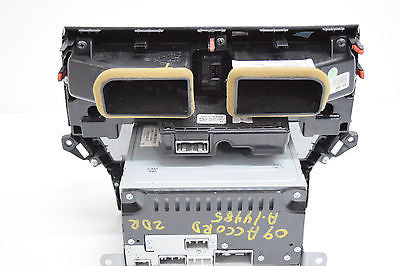 08 09 10 11 12 HONDA ACCORD RADIO 6 DISC CD PLAYER CLIMATE CONTROL
