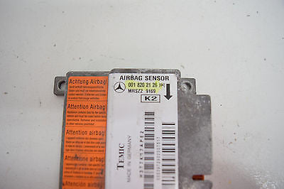 98 99 MERCEDES E320 AIRBAG CONTROL MODULE 0018202126
