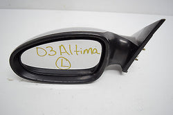 02 03 NISSAN ALTIMA LEFT DRIVER MIRROR SILVER BLACK TRIM