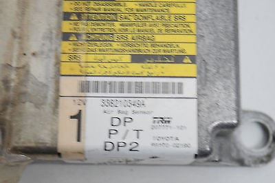 03 04 TOYOTA COROLLA SRS CONTROL MODULE 89170-02190