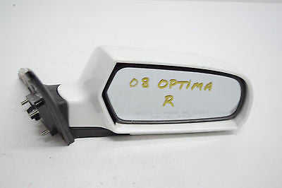 06 07 08 KIA OPTIMA RIGHT PASSENGER SIDE VIEW MIRROR WHITE
