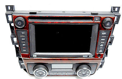 06 07 08 CADILLAC DTS RADIO NAVIGATION CD PLAYER CLIMATE CONTROL AUX WOODGRAIN