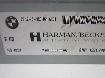 BMW 5 6 7 745i 745li SERIES HI FI AMP AMPLIFIER 65126920461