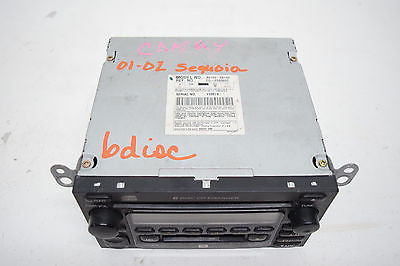 01 02 TOYOTA SEQUOIA TUNDRA SOLARA RADIO CD CASSETTE PLAYER