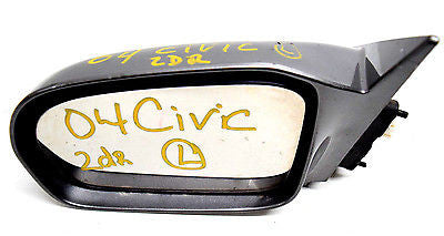 01 02 03 04 05 HONDA CIVIC LEFT DRIVER MIRROR 2 DOOR GREY