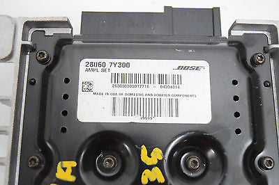 04 05 06 07 08 NISSAN MAXIMA INFINITI G35 AUDIO AMP AMPLIFIER 280607Y300