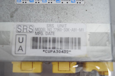 02-03 ACURA TL SRS AIRBAG SRS CONTROL UNIT ECU 77960-S0K-J11-M1