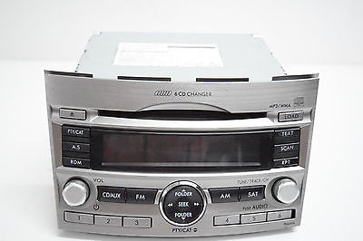 10 11 12 SUBARU LEGACY OUTBACK  6 CD PLAYER RADIO 86201AJ60A