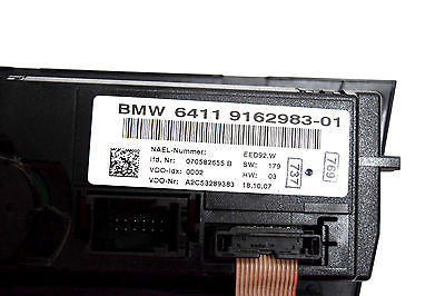 07 08 09 10 BMW 328I 328XI DUEL DUAL CLIMATE CONTROL SEAT SWITCH