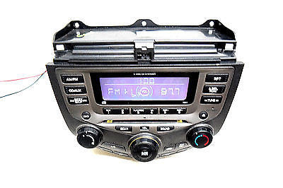 03 04 05 06 07 HONDA ACCORD RADIO 6 CD PLAYER RADIO SINGLE ZONE CLIMATE CONTROL