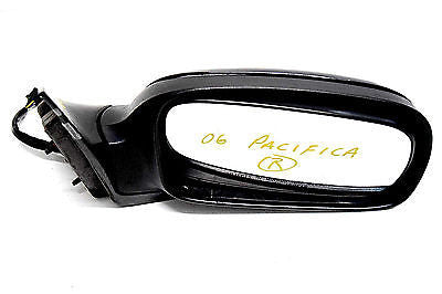 06 07 08 CHRYSLER PACIFICA RIGHT PASSENGER SIDE VIEW MIRROR BLACK