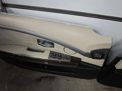 02 03 04 05 BMW 745I 745IL DRIVER AND PASSENGER DOOR PANELS