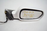 01 02 03 ACURA CL RIGHT PASSENGER SIDE MIRROR WHITE BLACK TRIM