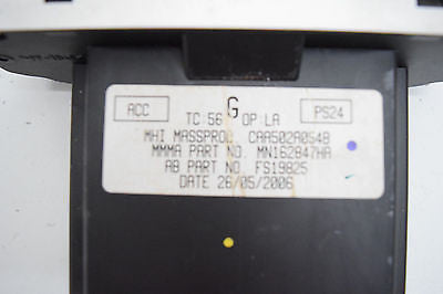 06 07 08 MITSUBISHI ECLIPSE CLIMATE CONTROL DASH EZEL
