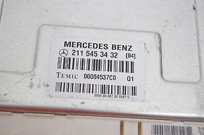 03 04 05 06 MERCEDES E500 SUSSPENSION CONTROL MODULE 2115453432