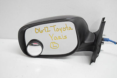 07 08 09 10 11 TOYOTA YARIS LEFT DRIVER MIRROR BLACK