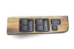 92 93 94 95 96 97 TOYOTA LANDCRUISER LEFT DRIVER MASTER WINDOW SWITCH WOODGRAIN