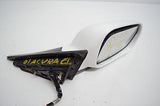 01 02 03 ACURA CL RIGHT PASSENGER SIDE MIRROR WHITE BLACK TRIM