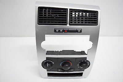 05 06 07 DODGE CHARGER MAGNUM CLIMATE CONTROL DASH BEZEL SILVER