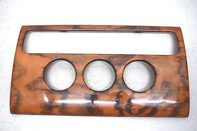 99 00 01 02 03 JAGUAR XJ8 CONVERTIBLE CLIMATE CONTROL DASH BEZEL WOODGRAIN