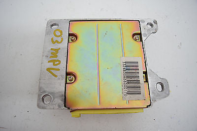 02 03 MAZDA MPV AIRBAG CONTROL MODULE LD4757K30A